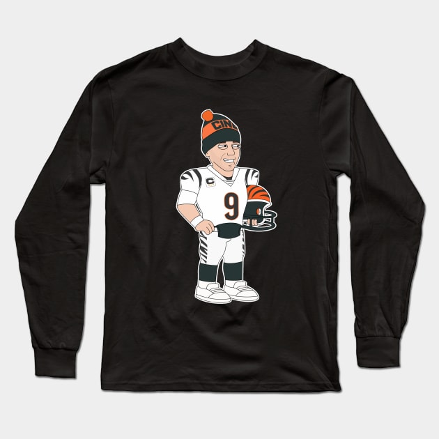 JOE BURROW / CARTOON Long Sleeve T-Shirt by Jey13